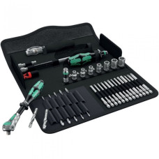 Набір біт та торцевих головок із тріскачкою Wera Kraftform Kompakt M 1 Metal 1/4", 39 предметів, 05135928001