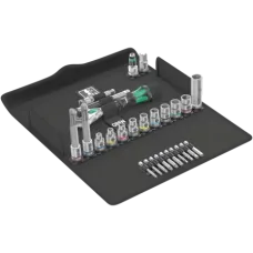 Набір торцевих головок з тріскачкою, подовжувачем Wera Bicycle Set 7 3/8", 27 предметів, 05004175001