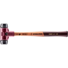 Молоток HALDER Simplex 3002 насадки із чорної гуми, бойок 30мм (3002.030)