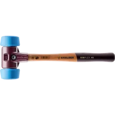 Молоток HALDER Simplex 3001 насадки із синього поліуретану, бойок 50/40мм (3001.051)
