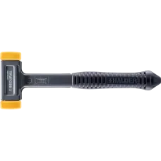 Молоток безінерційний HALDER Secural Plus 3380 з гумово/сталевою ручкою, Ø=30х40 мм, m=680 г, І=325 мм (3380.140)
