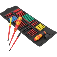 Набір викрутка діелектрична Wera Kraftform Kompakt VDE Big Pack 1 з комплектом насадок, 26 предметів, 05006617001