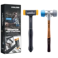 Набір молотків Halder Simplex Aluminium 3113, бойок Ø50/40мм+безінерційний Halder Secural 3380, 3113s003