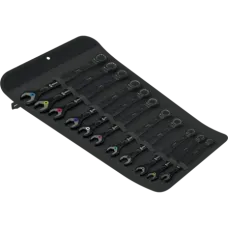 Набір комбінованих ключів із тріскачкою Wera Joker 6000 Black Edition 8-19 мм, 11 предметів, 05020017001