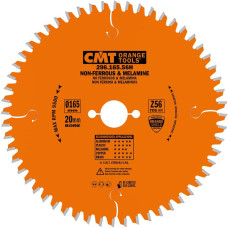 Пиляльний диск для кольорових металів та пластику CMT 165x20x56Т K2.2/1.6 -6° Neg (296.165.56H)