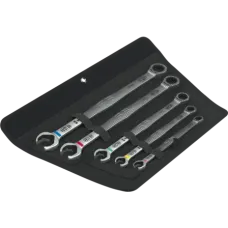 Набір комбінованих подовжених ключів з тріскачкою Wera Joker 6007 8-19 мм, 5 шт., 05020380001