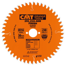 Пиляльний диск по дереву CMT 216х30х48z K2.8/1.8 -5° Neg (291.216.48M)