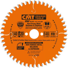 Пильний диск по алюмінію CMT 140x20x48Т K1.8/1.2 -6° Neg (276.140.48H)