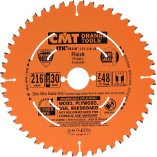 Пильний диск по дереву CMT 216x30x48z K1.8/1.2 -5° Neg. (272.216.48M)