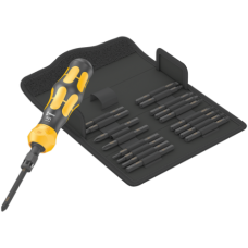 Набір ударно-поворотна викрутка зі змінними насадками Wera Kraftform Kompakt 900 Set 1, 19 предметів, 05018110001