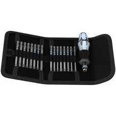 Набір викрутка-тримач з подовженими бітами нержавійка Wera Kraftform Kompakt 60, 17 предметів, 05071116001