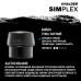 Молоток HALDER Simplex 3002 насадки із чорної гуми коротка ручка, бойок Ø80мм (3002.082)