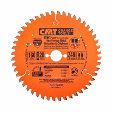 Пильний диск по алюмінію CMT 160x20/16x48Т K1.8/1.2 -6° Neg (276.160.48H)