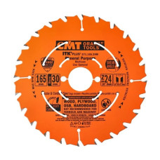 Пильний диск по дереву CMT 165x30x24z K1.7/1.1 (271.165.24M)