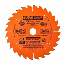 Пильний диск по дереву CMT 168x20x28z K1.8/1.2 (271.168.28H)