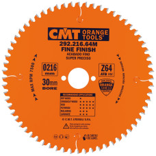 Пиляльний диск по дереву 216х30х64z K2.8/1.8 -5° Neg. (292.216.64M)