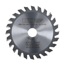 Пила підрізна однокорпусна CMT 120x20x24z K3.1-4.0/2.5 (288.120.24H)
