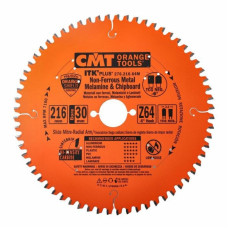 Пильний диск по алюмінію CMT 250x30x80Т K2.6/1.8 -6° Neg (276.250.80M)
