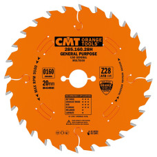 Пильний диск по дереву CMT 160x20x24z K2.2/1.6 (291.160.24H)