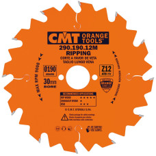 Пильний диск по дереву CMT 190x30x12z K2.6/1.8 (290.190.12M)